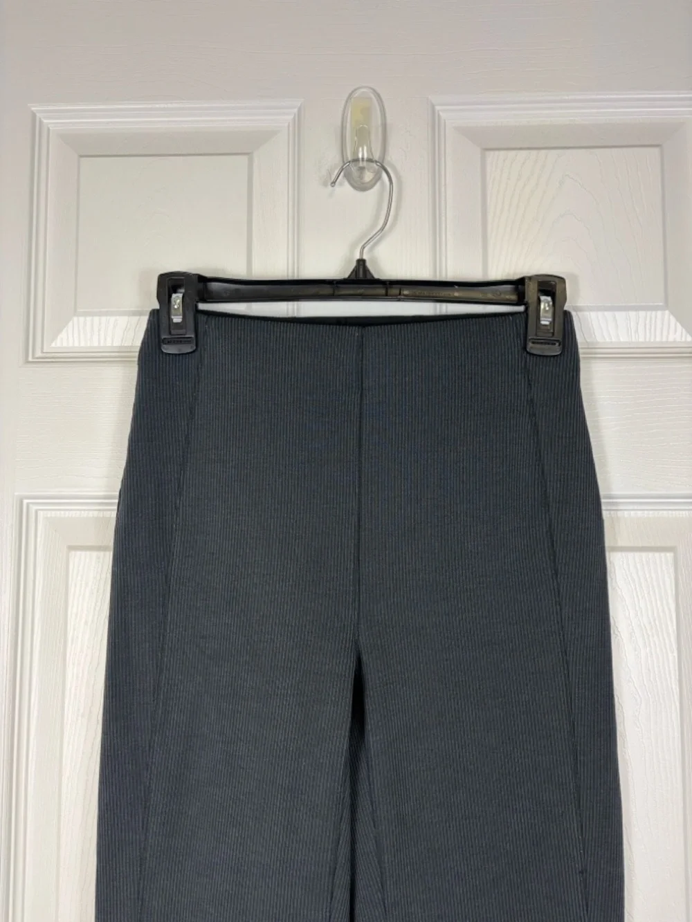 Lululemon brushed softstreme ribbed zip flared pant sz 4